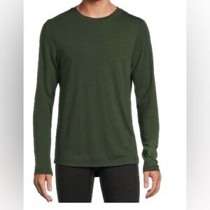 NEW - Blue Ice Premium Clothing Color: Olive Crewneck Thermal LS Top